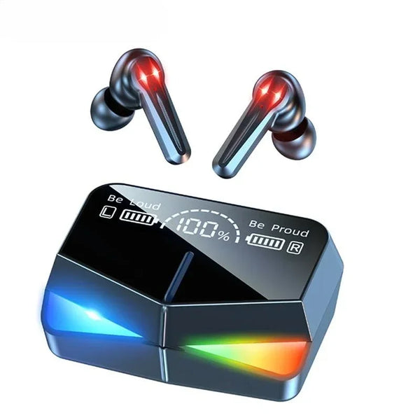 M28 Wireless Earphones - TWS Stereo Earbuds with Mic